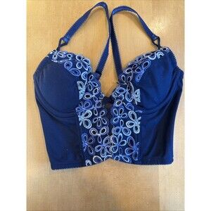 Felina Lingerie Women’s Size 32B Corset Top Cropped Bustier Excellent